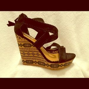 Not Rated tribal cork 5” wedges